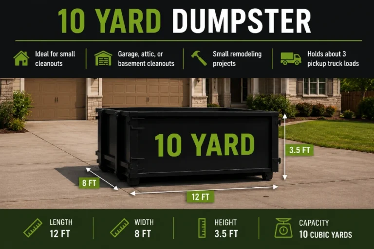 10-yard roll-off dumpster rental Conway AR — 