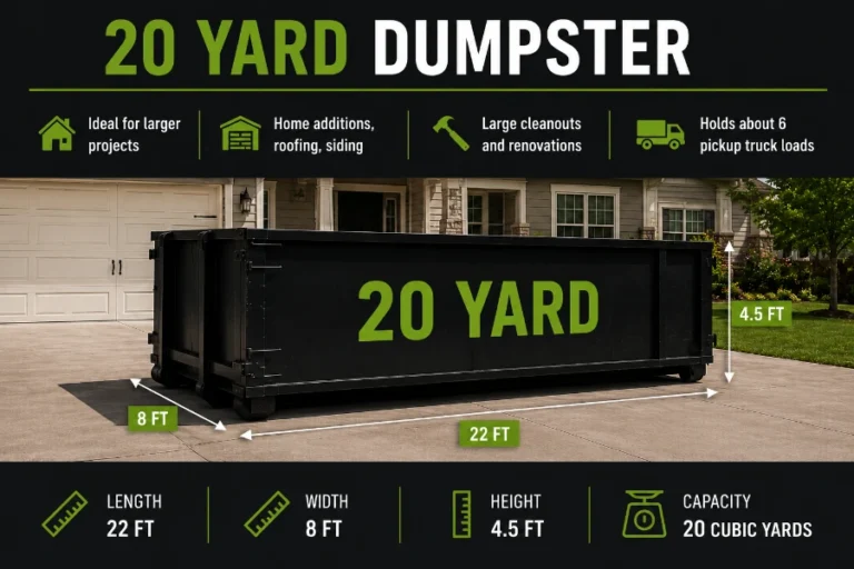 20-yard roll-off dumpster rental Conway AR — 